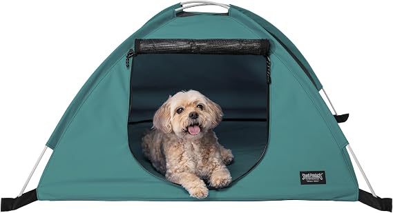 Portable Pop-Up Pet Tent | Foldable Indoor/Outdoor Travel | Evergreen