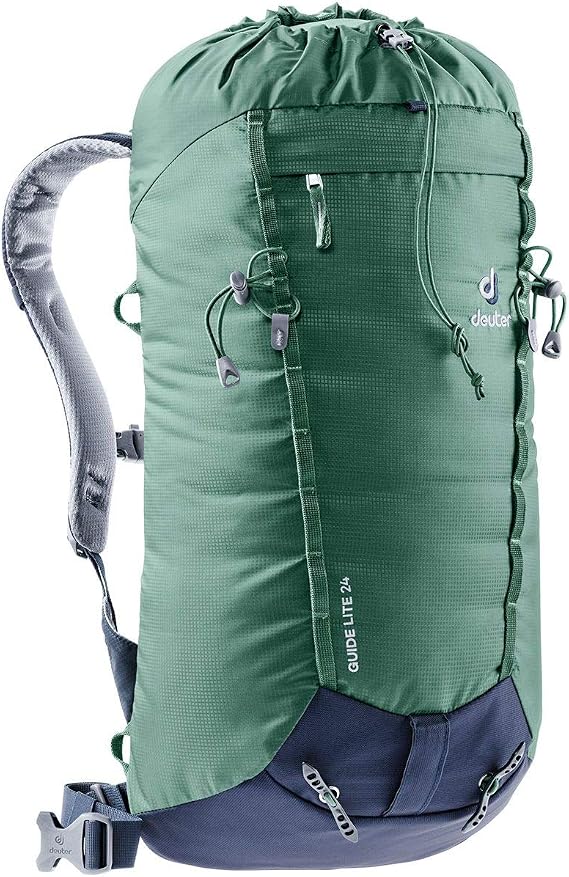 Deuter Guide Lite 24 - Lightweight, Robust, and Functional Alpine Backpack for Mountain Climbing, Ski Tours and Expeditions - Seagreen/Navy