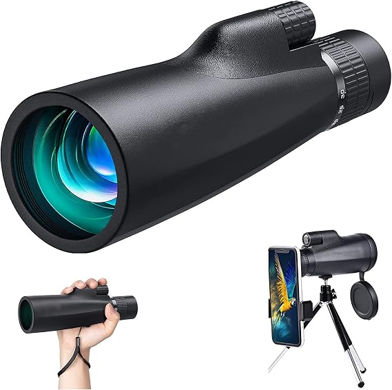 10-30 x 50 HD Starscope Monocular Telescope, High Magnification Monocular Telescope, Upgraded Version, High Power, Monocular Lens, Wide Angle, Super Zoom, Smartphone Lens, Compatible with Smartphones,