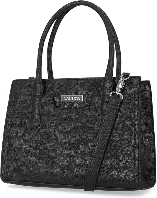 Nautica Womens Sandy Jr. Top Handel Satchel with Removable Crossbody Strap