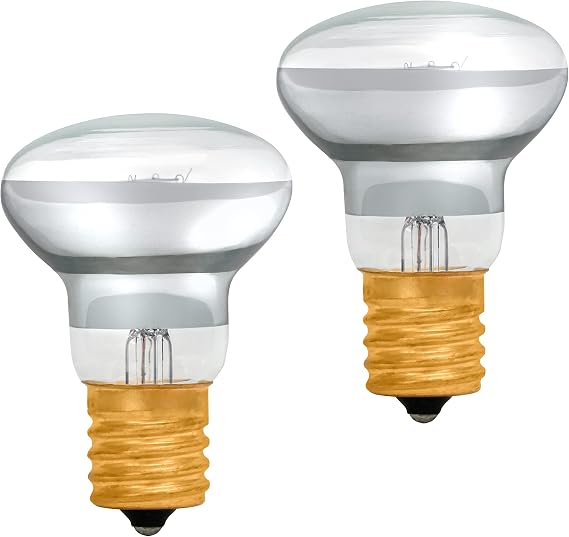 JAMBO Liquid Lamp Replacement Bulbs- 2 Pack 30 Watt E17 Bulbs, Bulb for 16" Liquid Motion Lamps