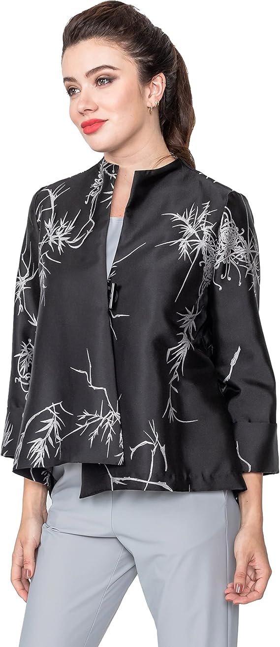 IC Collection Leaf Embroidered Jacket - 4261J