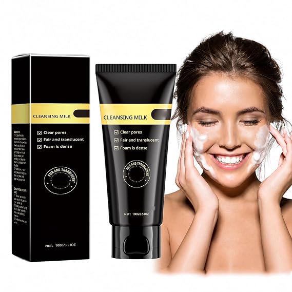 Cleansing Milk,Gentle Foaming Facial Cleanser,Deep Cleansing Face Wash,Removes Oil & Dirt,Daily Skincare For Fresh & Clean Skin for Men & Women (1PCS)