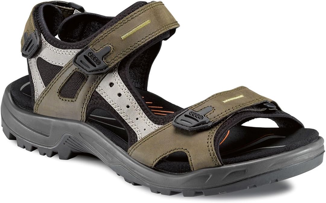 ECCO Mens 2026 Offroad Yucatan Lightweight Flexible Durable Leather Sandals