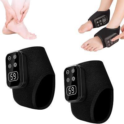 2 PCS Foot Massager, 2025 Upgraded 3 in 1 Neuropathy Foot Massager Triple Method Massager, Wireless Portable Feet Massager for Home Travel All Ages Ankle Massage, Pain Relief for Feet