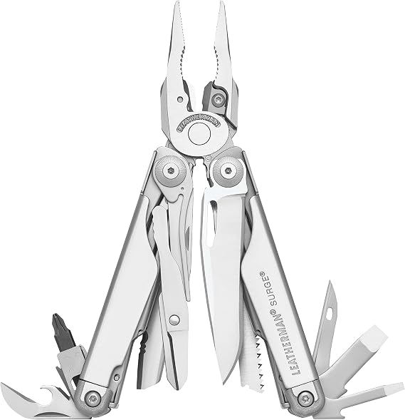 Leatherman Surge Multitool - Metalik | 21 Dayanıklı Bıçak Aleti