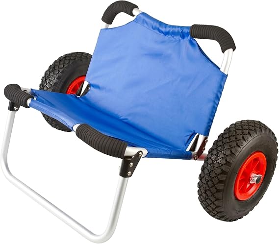 APEX Legends KC-Dolly-SEAT Personal Watercraft Dolly (Kayak/Canoe Cart & Chair) Blue