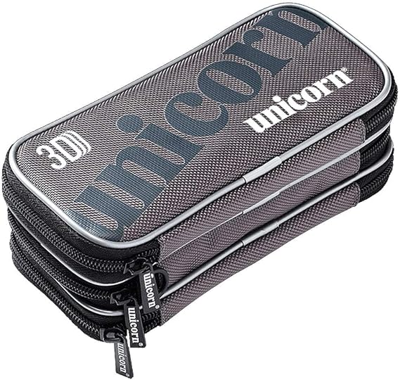 Unicorn Darts 3D Wallet - Grey, Black