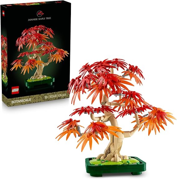 LEGO Botanicals Japon Kırmızı Akçaağaç Bonsai Ağacı 10348