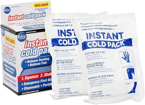 Cara Instant Cold Pack, Twin Pack