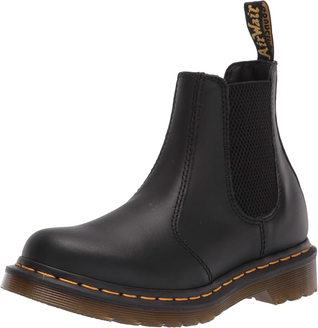 Dr. Martens Women's Chelsea Boot, black nappa leather