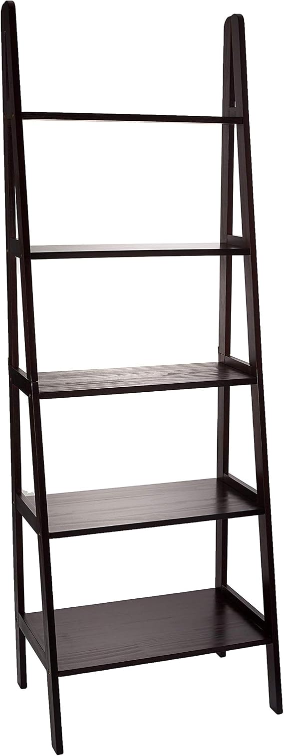 Casual Home 176-31 5-Shelf Corner Ladder Bookcase