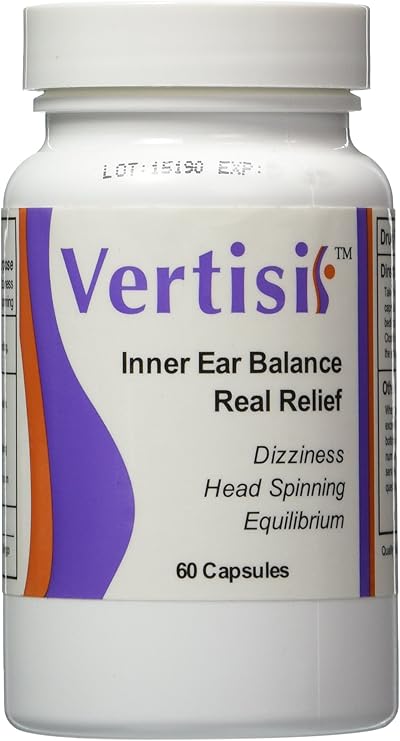 Eradicate Vertigo with Vertisil ! (Single Bottle)60 Capsules; Eliminate Vertigo Fast. No Harmful Side Effects