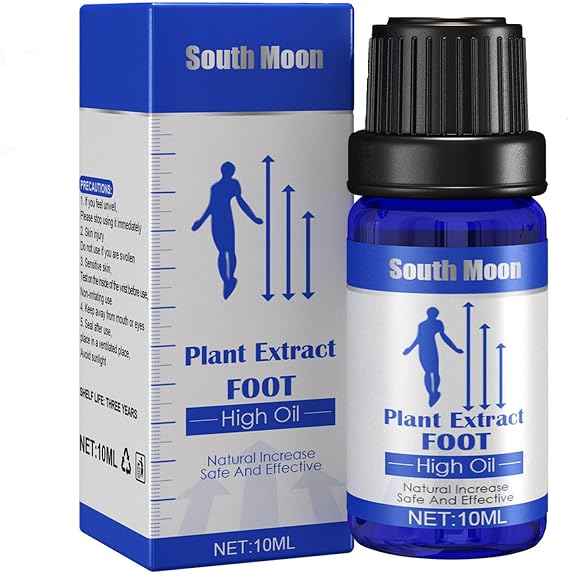 Herbal Foot Massage Oil Promot Bone Growth, Safe and Healthy High Soothing Feet, Natural Increase Safe and Effective, Natural Plant Extract, (1 Bottle)