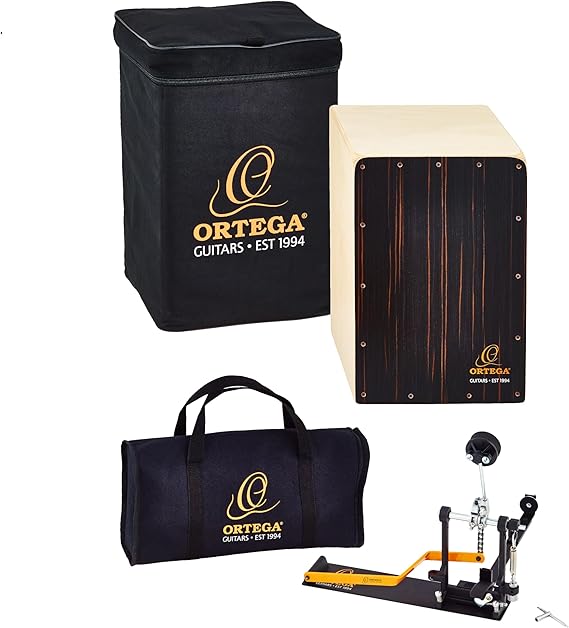 Ortega Guitars OSTBCJ-BU Stomp Box Cajon Bundle