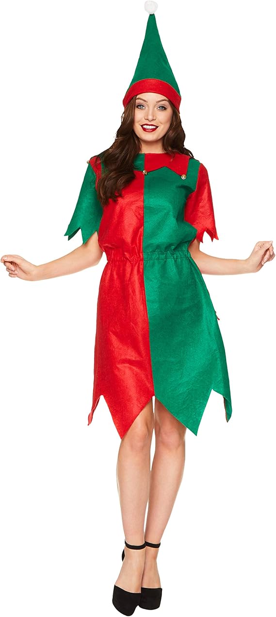Karnival Costumes Christmas Elf Women's Costume