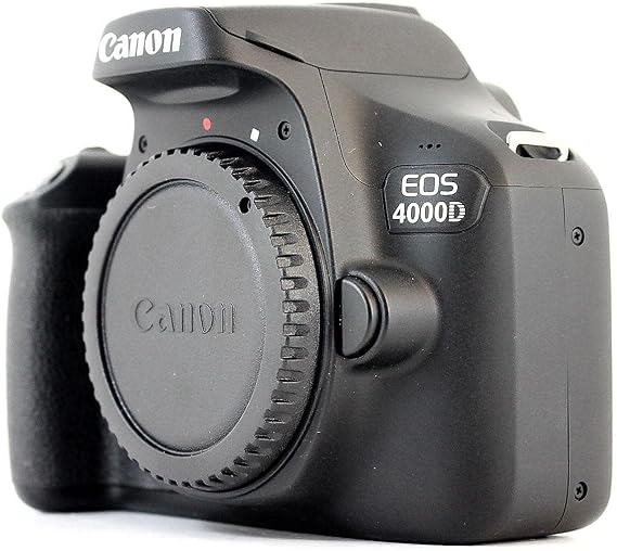 Canon EOS 4000D DSLR Camera and EF-S 18-55 mm f/3.5-5.6 III Lens - Black