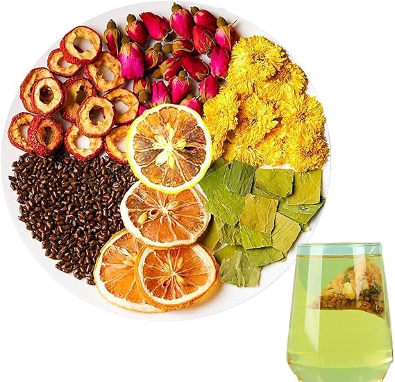 Winter Melon Lotus Leaf Tea, Multiple natural ingredients Blend Formula, Oil Cleansing Tea for Women and Men (3box)