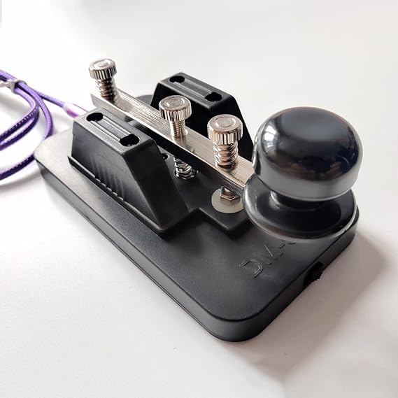 CW Morse Code Practice Oscillator Straight Key with Buzzer & Voice Prompts,Morse Code Communication