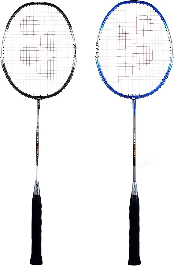 Yonex ZR 100 Light Aluminium Badminton Racquet Pack of 2 with Full Cover | Made in India