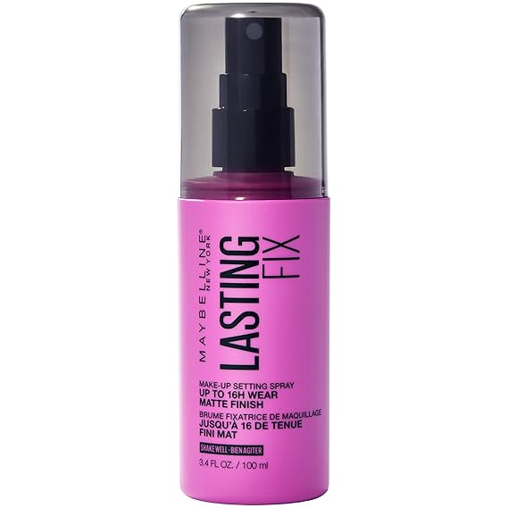 MAYBELLINE New York Facestudio Lasting Fix Makeup Setting Spray, Matte Finish, 3.4 fl. oz.