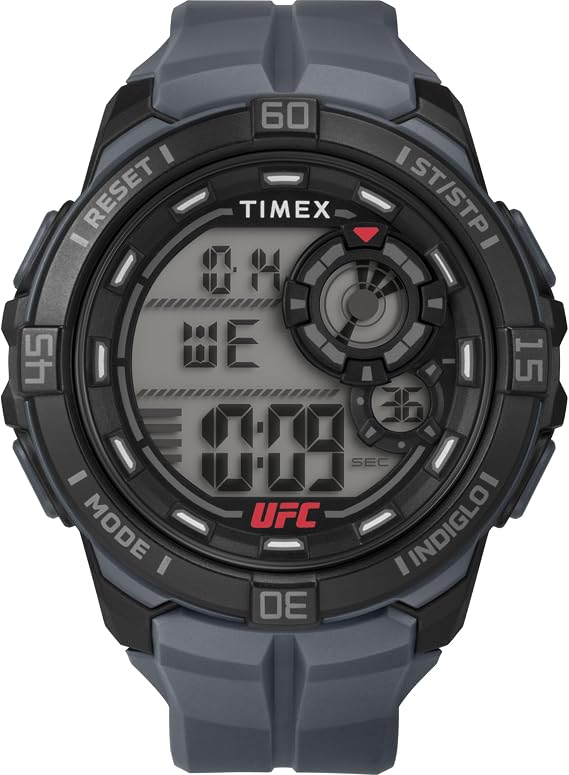 Timex Men's UFC Rush 52mm Watch - Black Strap Digital Dial Black Case