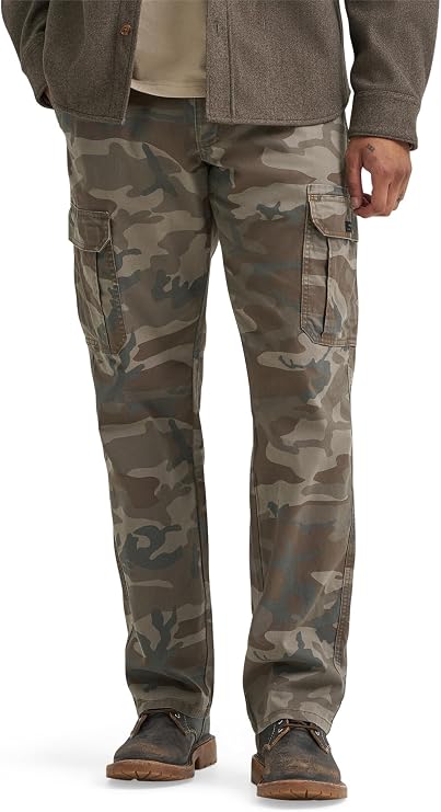 Wrangler Authentics Men's Relaxed Fit Stretch Cargo Pant