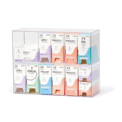 Double Tier Acrylic Suture Rack