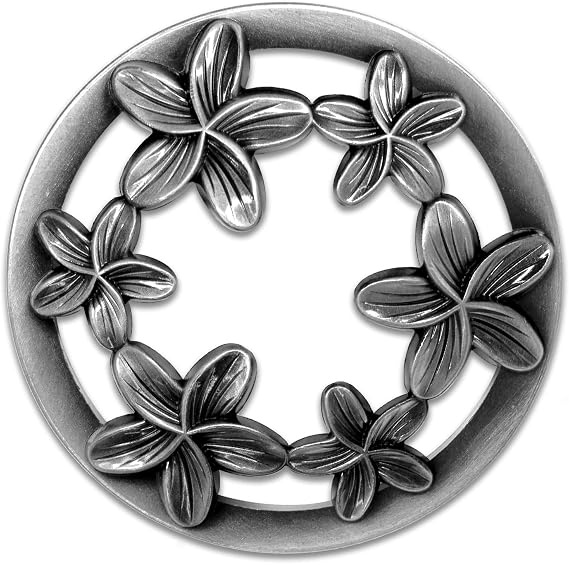 Hion Scented Candle Toppers Cover Jars Lids Shades Sleeves, Candle Accessories Gifts for Women, Help Burn Melt Evenly(Bauhinia Silver)