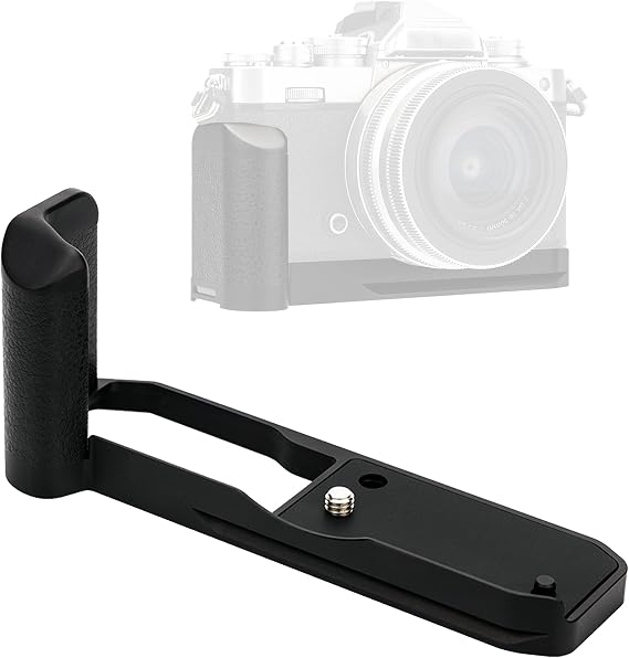 Z Fc Hand Grip, ZFc hand Grip, JJC HG-ZFC Camera Hand Grip, Grip Holder for Z Fc, Made of Premium Aluminium Alloy, Arca Swiss Quick Release, Compatible with Nikon Z fc, replacement of Z fc-GR1 grip