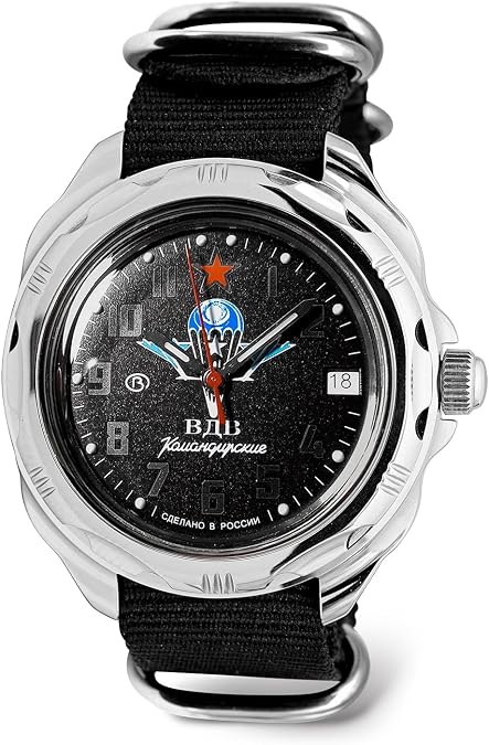 VOSTOK | Komandirskie VDV Airborne Troops Commander Russian Military Mechanical Wrist Watch | Fashion | Business | Casual Mens Watches | Model Series 288