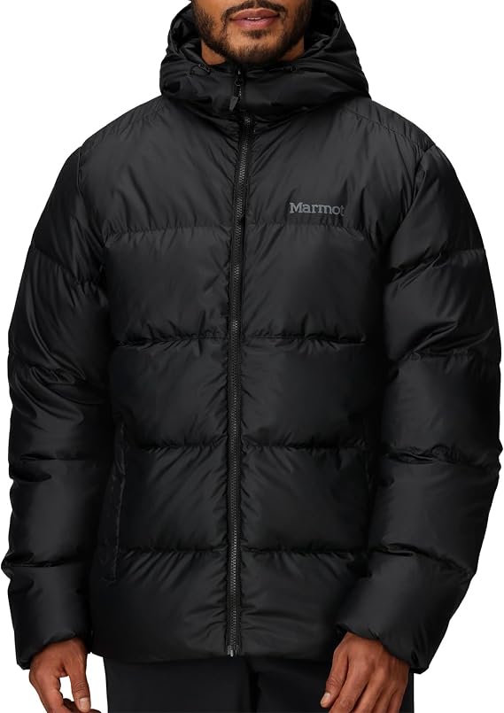 Marmot mens Guides Down Hoody - Down Filled, Water Resistant, Puffer Jacket With Hood,