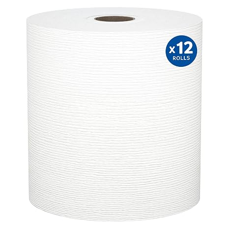 Kleenex Professional Hard Roll Paper Towels, Bulk, 12 Rolls x 425' (01080)