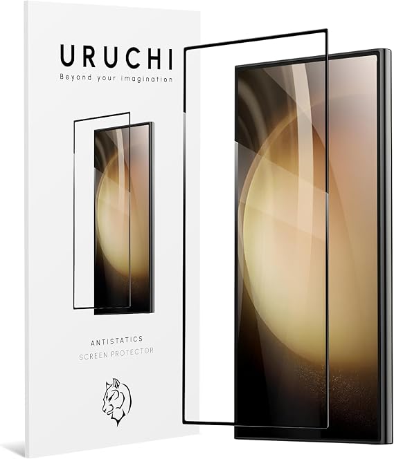URUCHI Samsung A35 / A55 ile Uyumlu Anti-Statik Ekran Koruyucu, HD Tam Kapsamlı Ekran Kapağı Cam Filmi