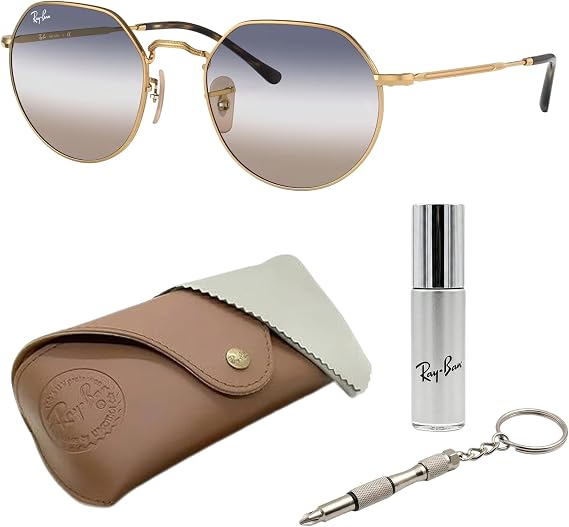 Ray-Ban RB3565 Jack Square-Round Shape Sunglasses with Official Kit