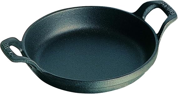 STAUB Mini dish Round 12cm Black