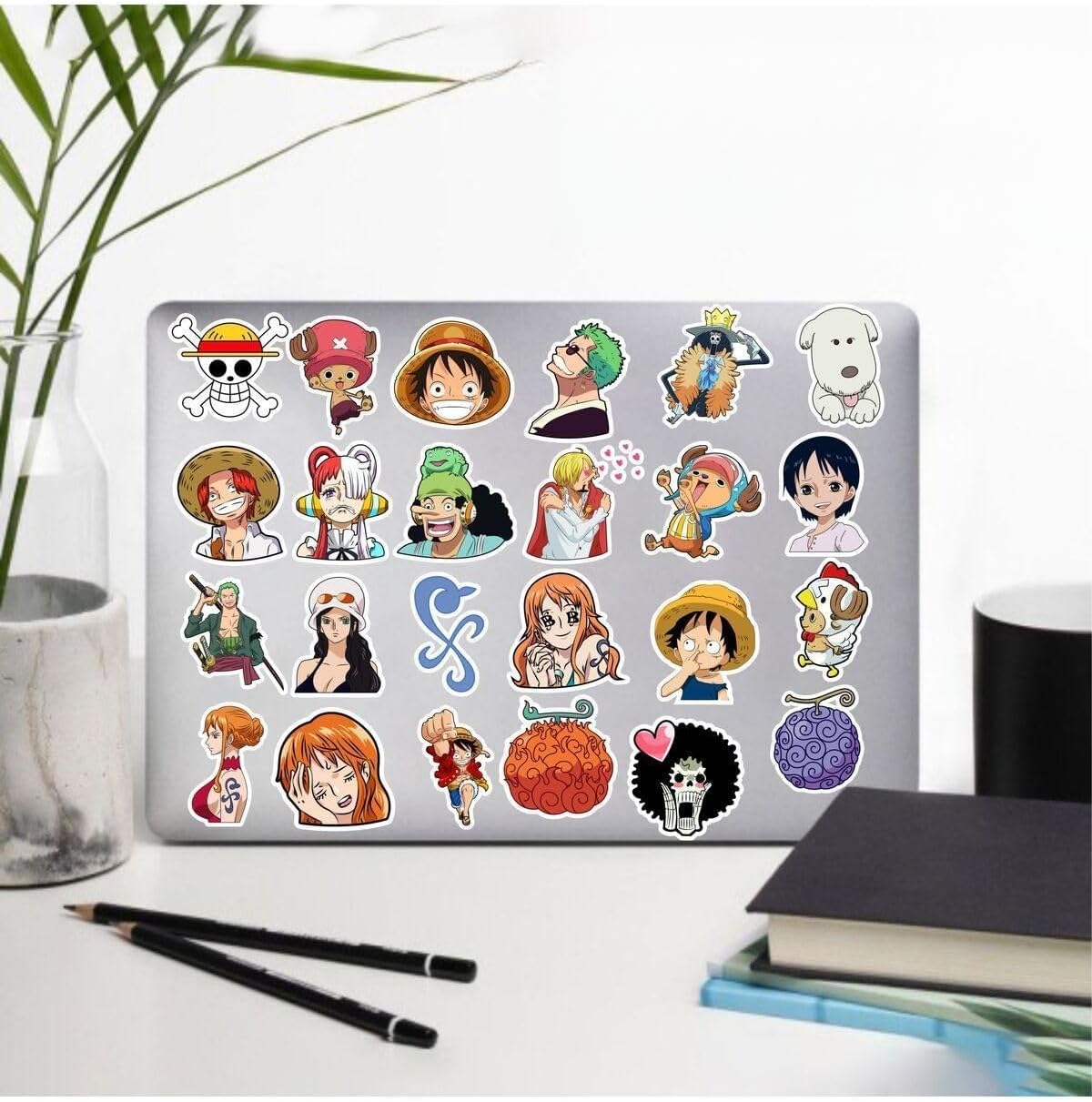 One Piece Defter Suluk Laptop Notebook Tablet Telefon Kılıf Sticker Seti