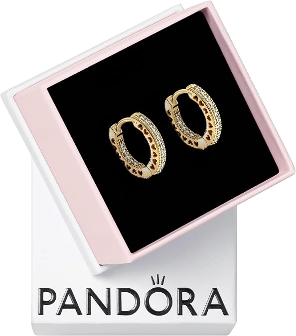 PANDORA Heart Hoop Earrings