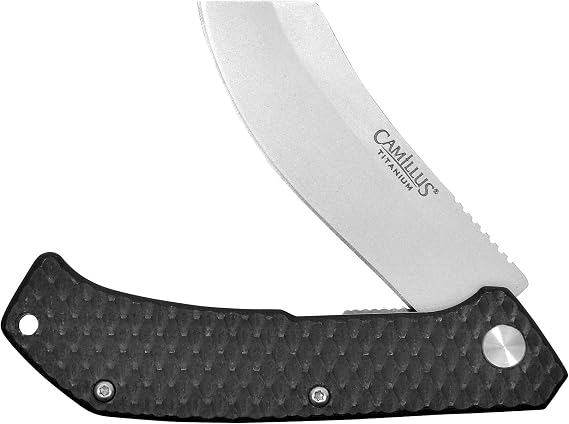 CAMILLUS Barber / 7" Overall / 2.75" Blade/Titanium Bonded / 440SS