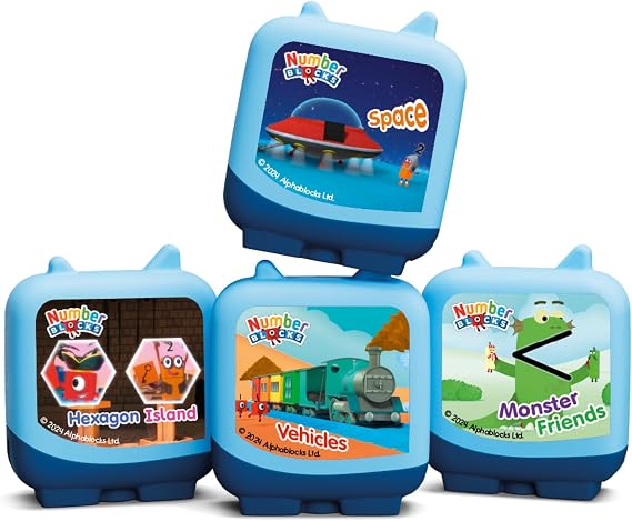 tonies Numberblocks Audio Clever Pocket Tonie Set, for use with Toniebox