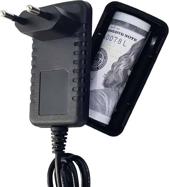 Long Plug Storage Realistic Looking Charger with Storage Hiding Places Secure Hidden Key Hider Discreet for Valuables Charger Diversion Safe