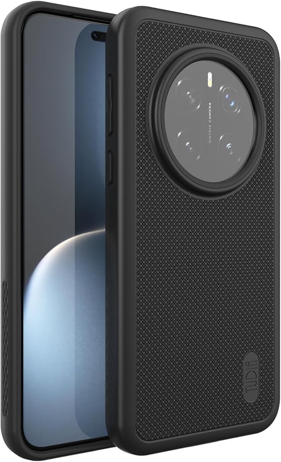 TUDIA DualShield Grip Designed for Honor Magic 7 Pro Case 5G (2025), [MergeGrip] Military Grade Dual Layer Shockproof Slim Tough Heavy Duty Phone Cases Cover (Black, Basic)