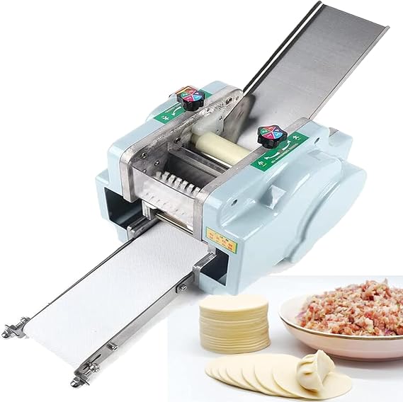 Automatic Dumpling Wrapper Commercial/Home Dumpling Wrapper Machine, 140W Multi-Function Electric Wonton Wrapper Machine,70MM,65mm