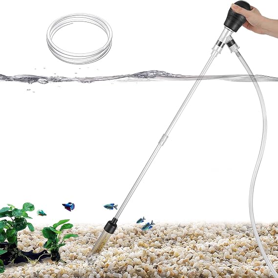 Carefree Fish Aquarium Small Gravel Vacuum Sand Cleaner Tank Water Changer