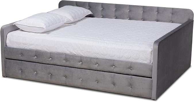 Baxton Studio Daybeds, Full, Grey