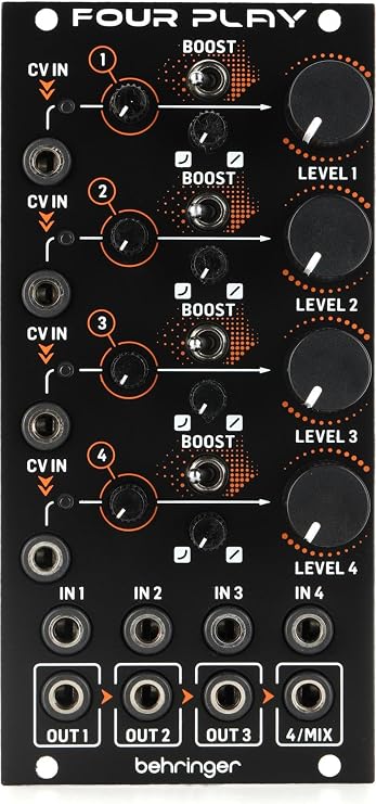 Behringer Four Play Quad VCA and Mixer Eurorack Module