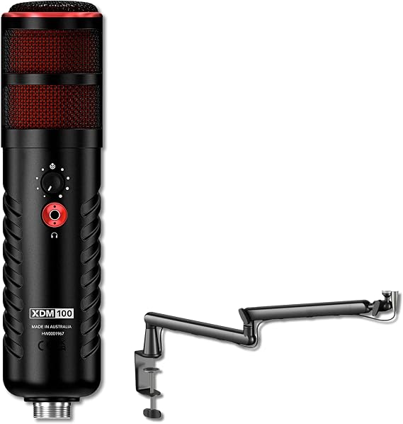 Rode XDM-100 USB Dynamic Microphone with Low-Profile Microphone Boom Arm