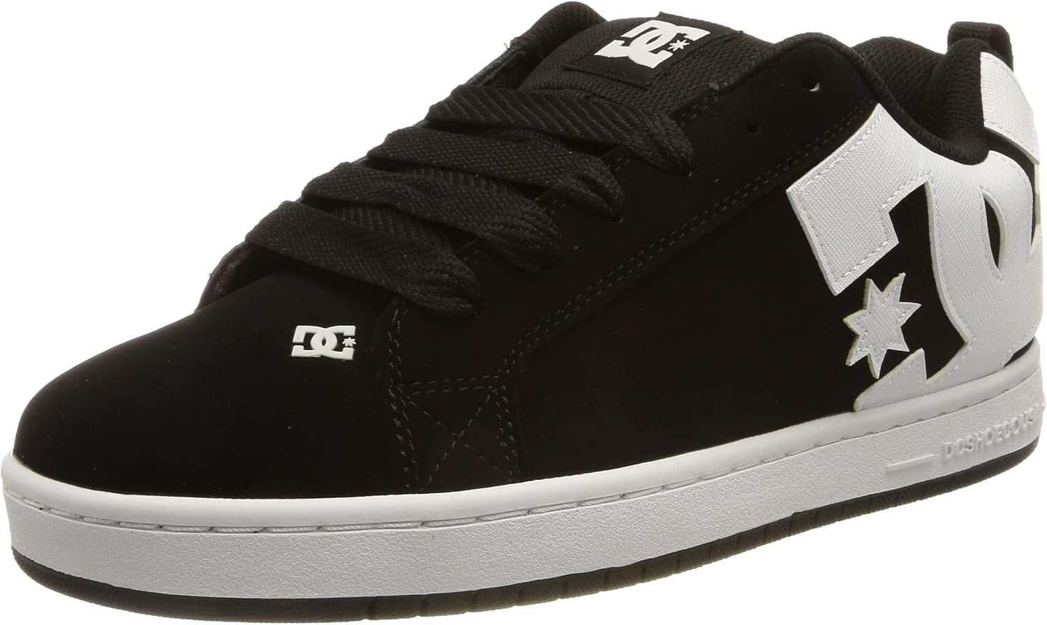 Dc Shoes Court Graffik Men's Logo Contrast Skate Lace Up Trainers