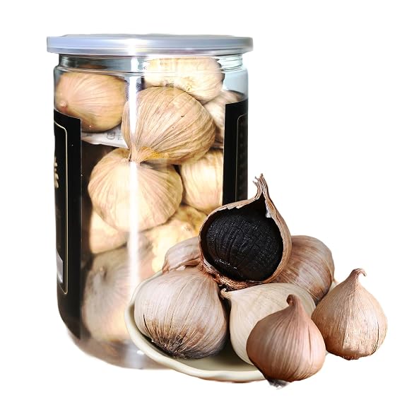 Pickled Black Garlic Whole in a Jar (150g/5.29 Ounce)