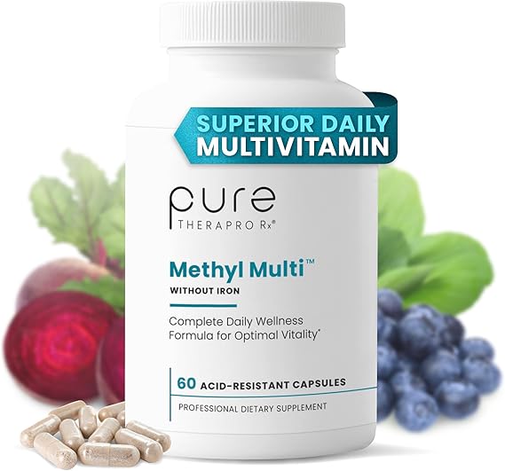 Methylated Multivitamin, Methyl B12 & Methylfolate, 60 Capsules